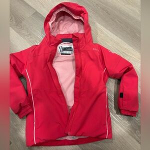 Toddler girl Spyder jacket winter ski coat pink expandable 6T